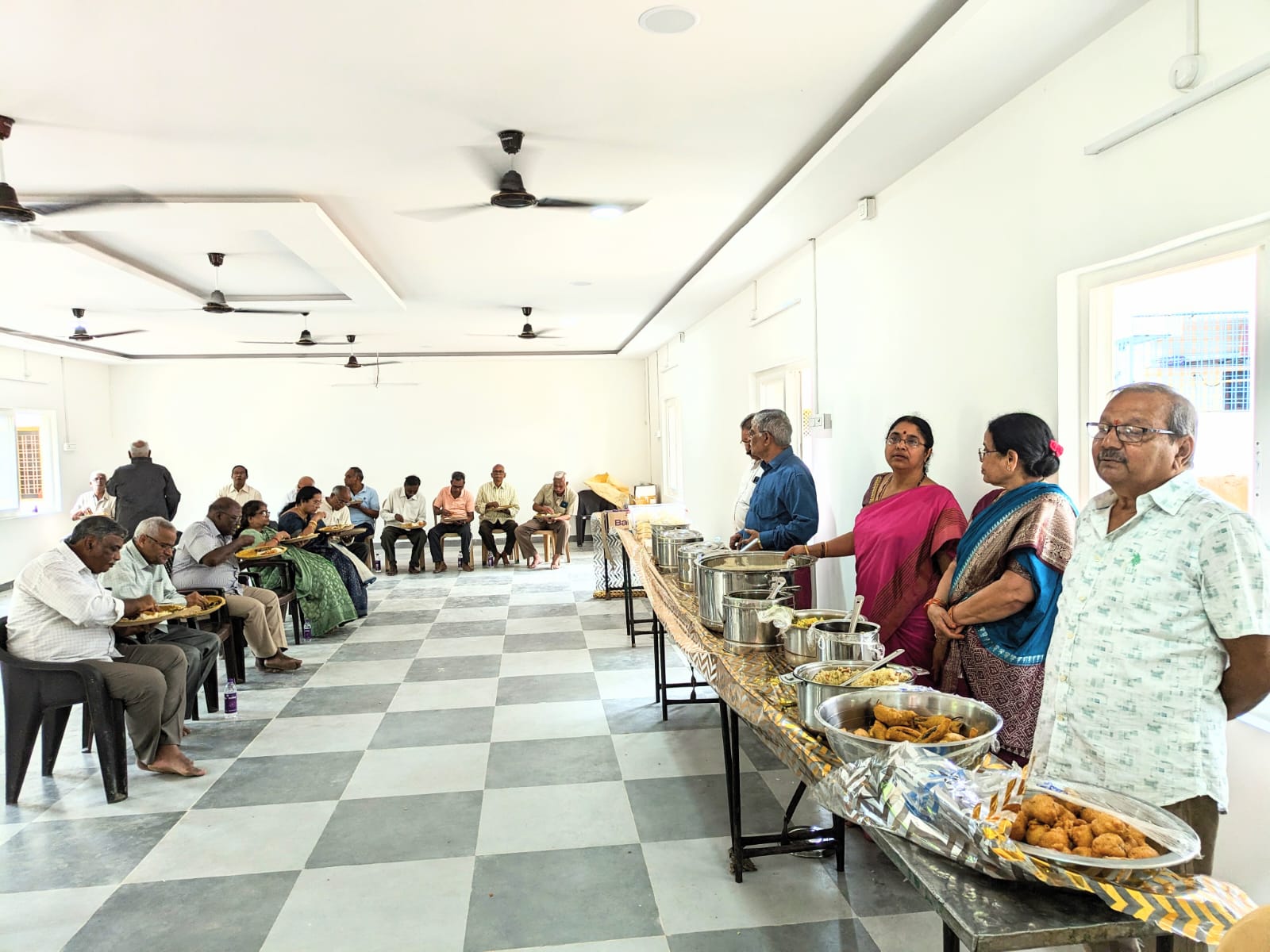  Lunch after Inauguration 12 08 2024 at 12.00 Noon on the occation of Inauguration of Senior Citizen Association building. 